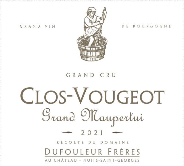 Clos Vougeot Grand Cru Grand Maupertui Rouge 2021