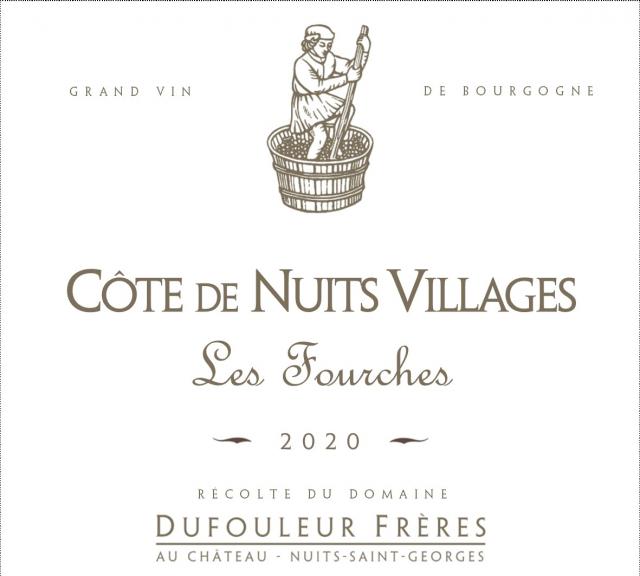 Côte de Nuits Villages Les Fourches Rouge 2020
