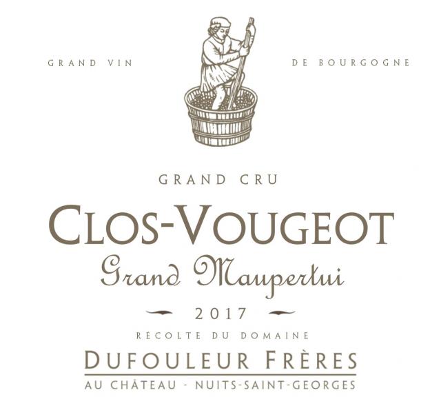 DF   Clos Vougeot Grand Cru Grand Maupertui 2017