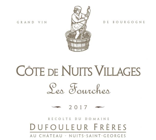 DF   Côte de Nuits Villages Les Fourches 2017