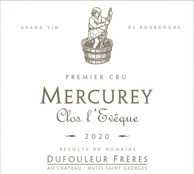 Mercurey 1er Cru Clos Eveque Rouge 2020