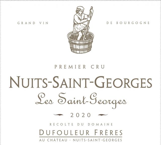 Nuits Saint Georges 1er Cru Les St Georges Rouge 2020