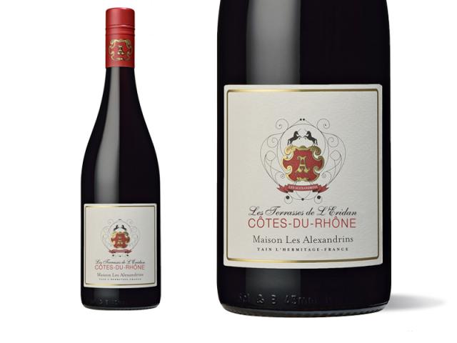 Maison Les Alexandrins Côtes du Rhône Rouge Macro