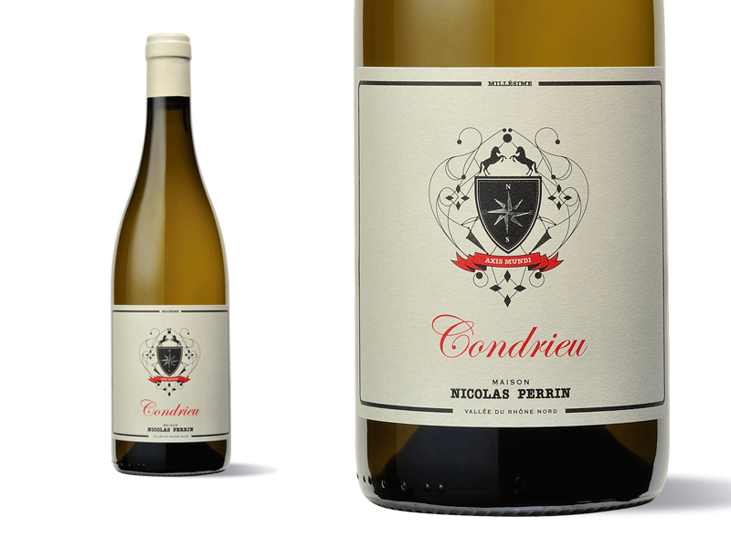 Bouteille et Etiquette Condrieu