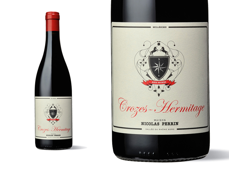 Bouteille et Etiquette Crozes - Hermitage Rouge
