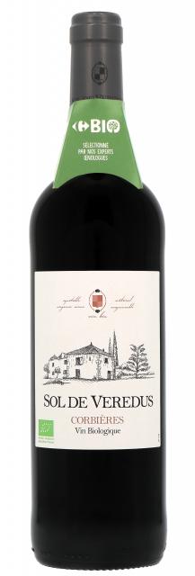 La Cave d'Augustin Florent, AOP Corbières, Sol de Veredus, Rouge, Bio