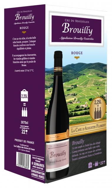 La Cave d'Augustin Florent, AOC Brouilly, Rouge, BIB 2.25L