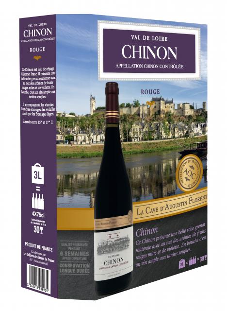 La Cave d'Augustin Florent, AOC Chinon, Rouge, BIB 3L