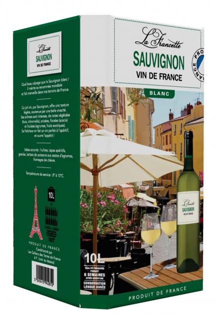 3245415942812 10L BIB VDF BLC SAUVIGNON LA FRANCETTE