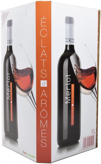3245390245250 10L BIB IGP PAYS D OC MERLOT RGE ECLATS D'AROMES NM