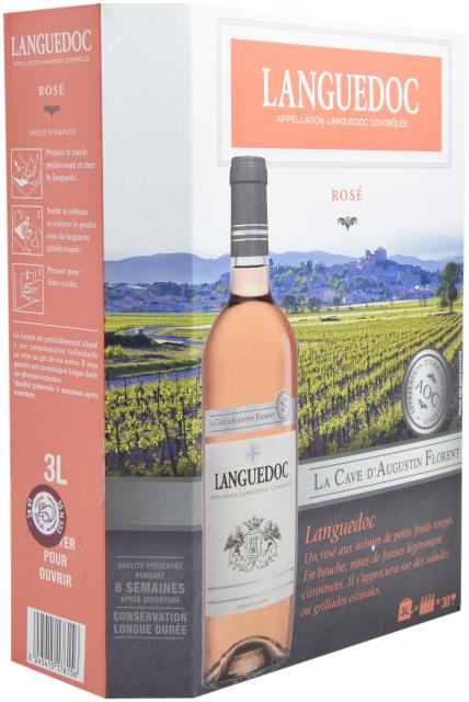 La Cave d'Augustin Florent, AOC Languedoc, Rosé, Non millésimé, BIB 3L