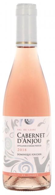 3245415388924 1 AOC CABERNET D ANJOU RSE DOMINIQUE FOUCHER 2018 DEMI BOUTEILLE 1001789
