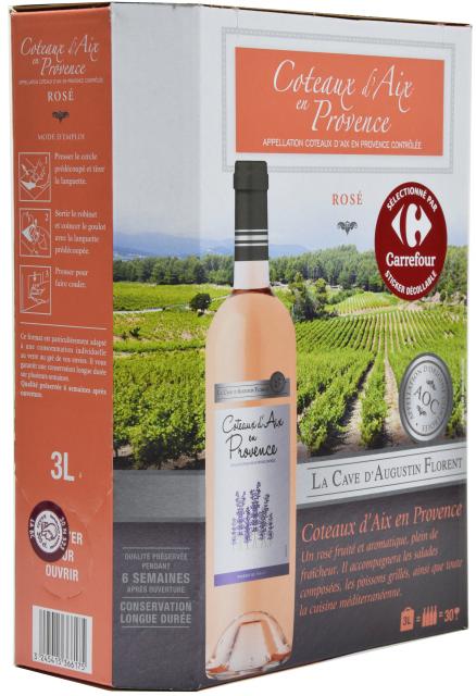 47315 FACE 2 3L BIB AOC COTEAUX D'AIX PROVENCE RSE CAF