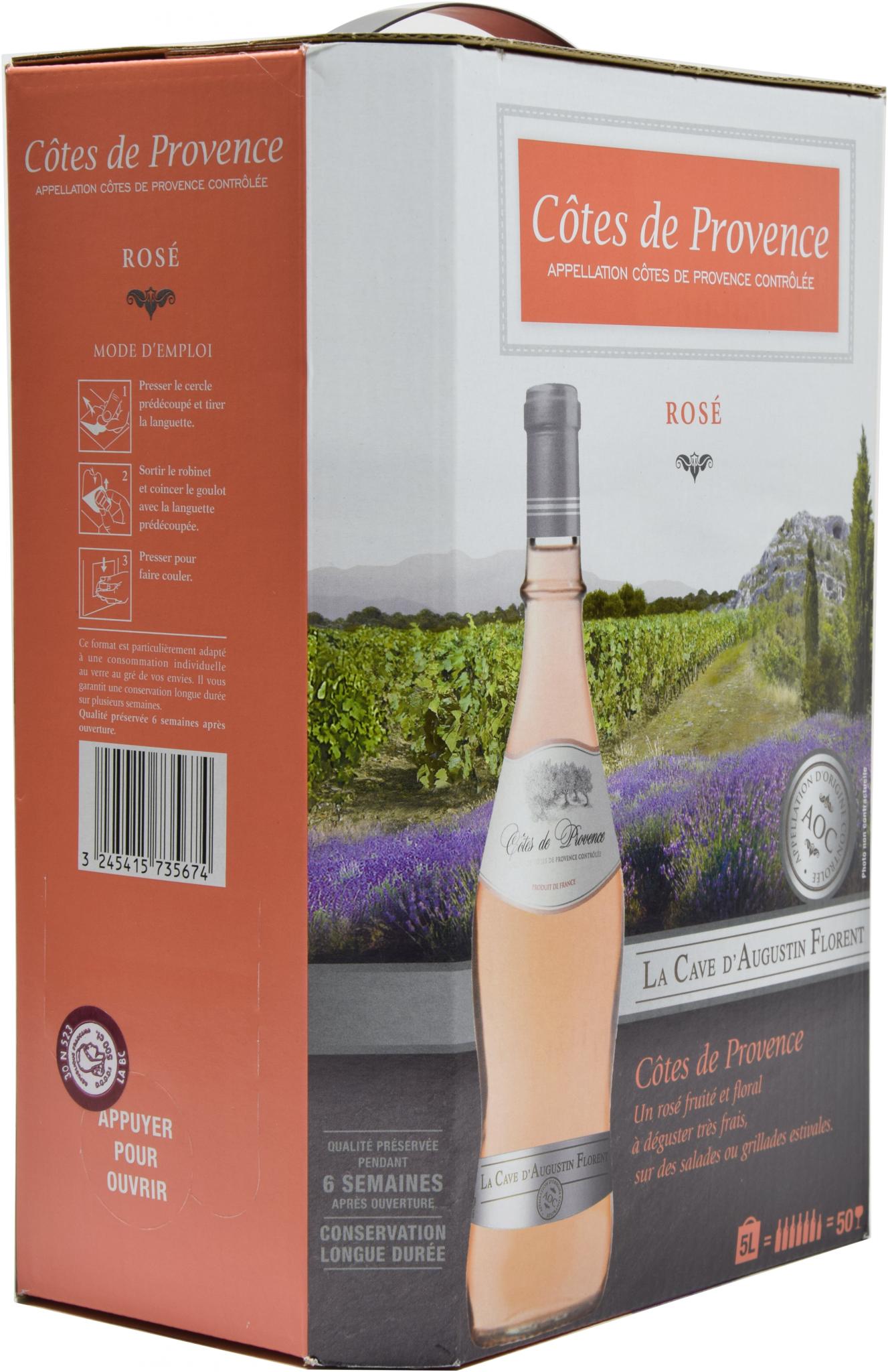 76803 FACE 2 5L BIB AOC COTES PROVENCE RS CAF NM