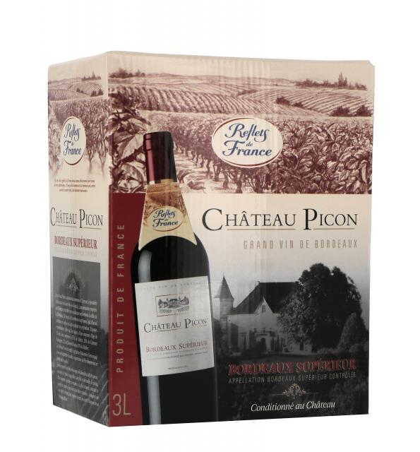 3245390244000 BIB 3L AOC BORDEAUX SUPERIEUR RGE CH PICON RDF