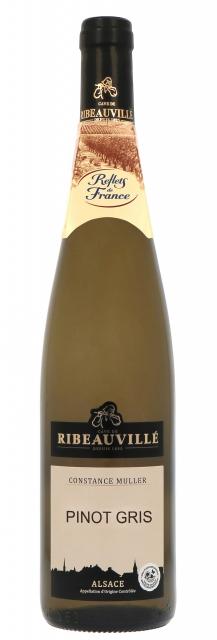 3245390250711 AOC ALSACE BLC PINOT GRIS RIBEAUVILLE CONSTANCE MULLER RDF