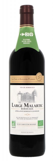 La Cave d'Augustin Florent, AOC Bordeaux, Large Malartic, Rouge, Bio