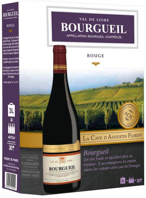 La Cave d'Augustin Florent, AOC Bourgueil, Rouge, BIB 3L