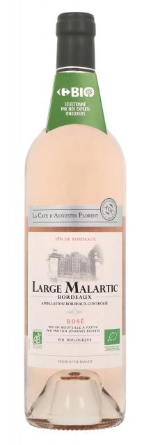 La Cave d'Augustin Florent, Large Malartic, AOC Bordeaux, Rosé, BIO