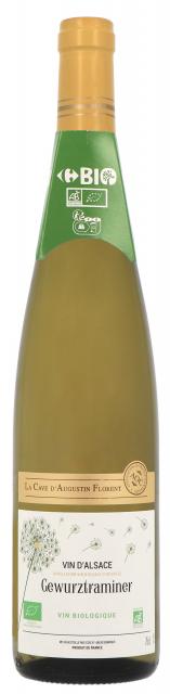 La Cave d'Augustin Florent, AOC Alsace, Gewurztraminer, Blanc, Bio