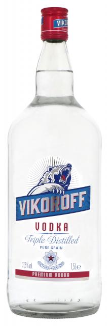 3560070225859 VODKA PUR GRAIN TRIPLE DISTILLED VIKOROFF MAGNUM