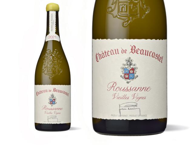 Château de Beaucastel Roussannes Vieilles Vignes Blanc 2021 Macro