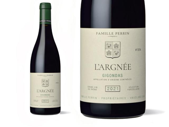 Famille Perrin Sélections Parcellaires Gigondas L'argnée Vieilles Vignes Rouge 2021 Macro