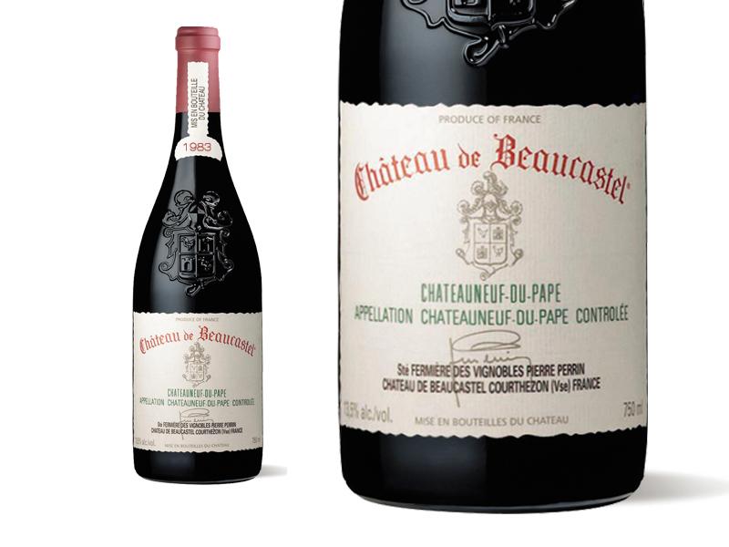 Château de Beaucastel Châteauneuf-du-Pape Rouge 1983 - Ch