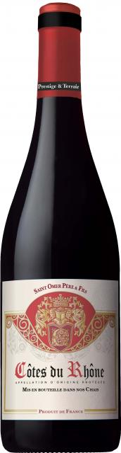 Saint Omer Père & Fils, AOC Côtes du Rhône, Rouge, 2020