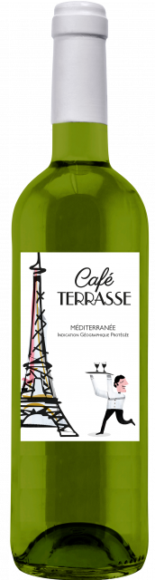 Café Terrasse, IGP Méditerranée, Blanc, 2024