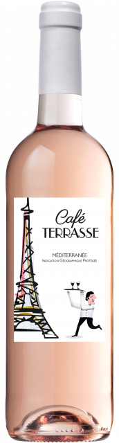 Café Terrasse, IGP Méditerranée, Rosé, 2024