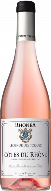 Rhonéa - Légende des Toques, AOC Côtes du Rhône Organic, Rosé, 2022