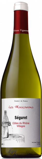 Nos Villages, Les Mascarons, AOC Côtes du Rhône Villages Séguret, Blanc, 2024