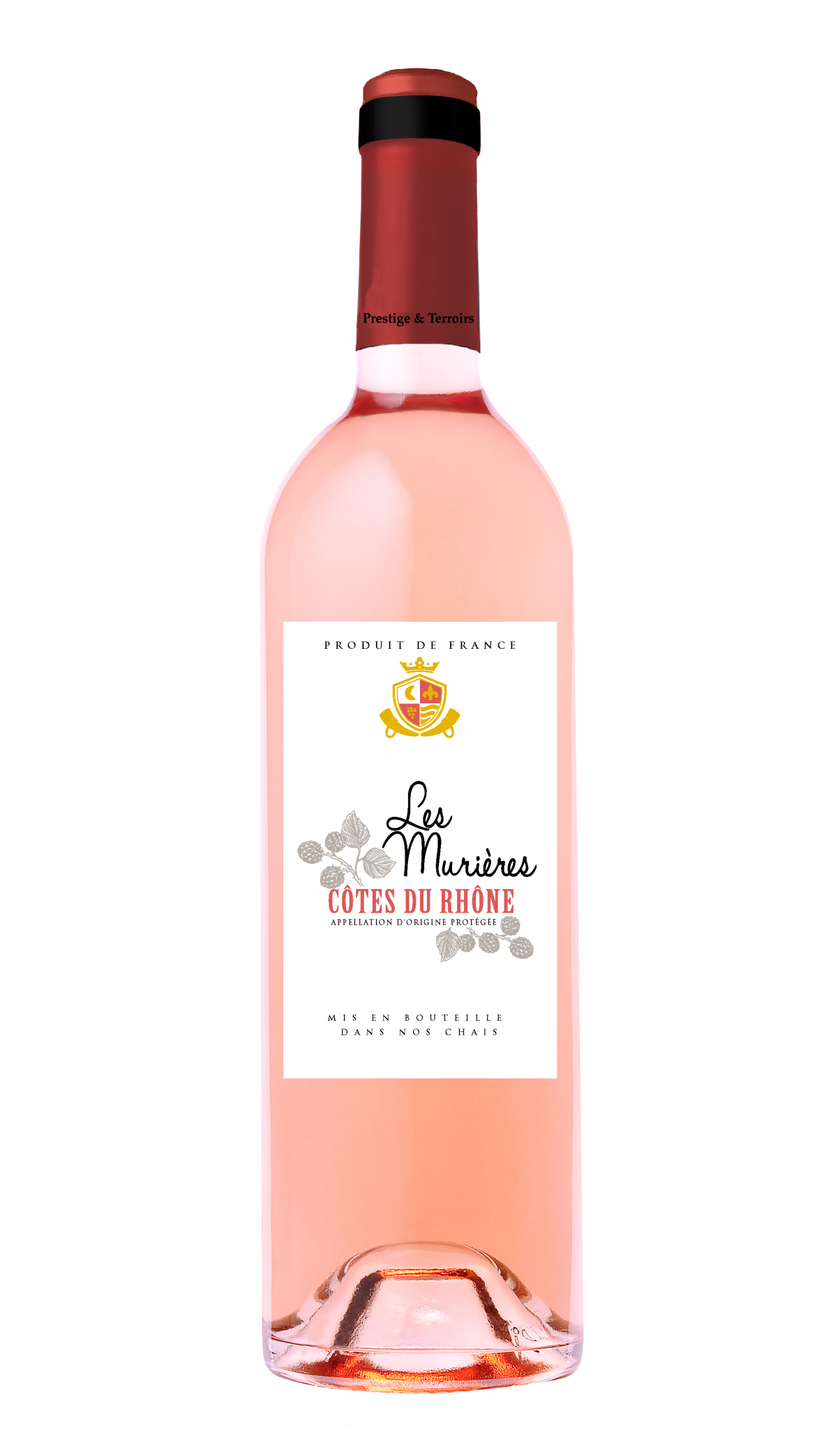 Bouteilles CDR Les Murières Rosé 75cl