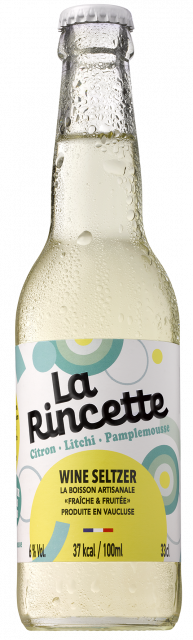 La Rincette, Citron-Litchi-Pamplemousse, Wine Seltzer