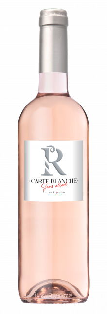Carte Blanche, Vin de France - Sans Alcool, Rosé, 2024