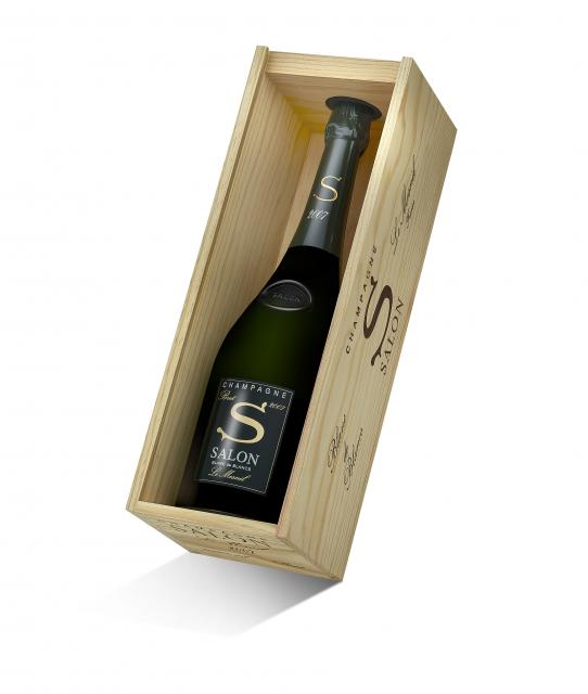 Salon flacon 750 cl + caisse bois