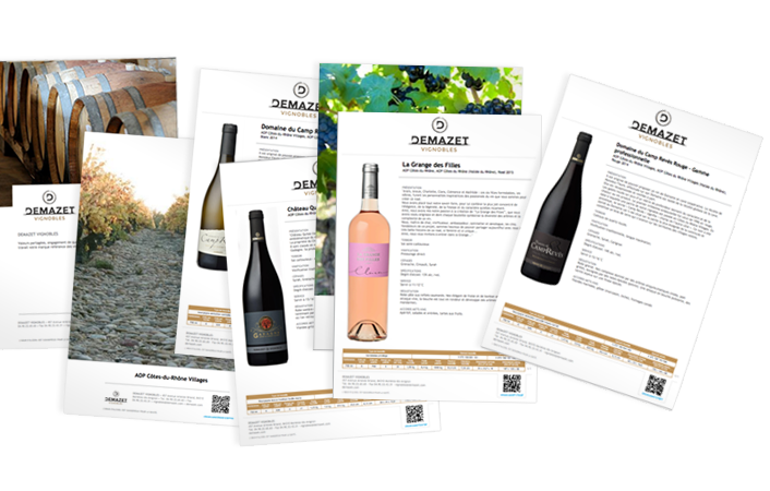 Exemple de catalogue PDF vin.co